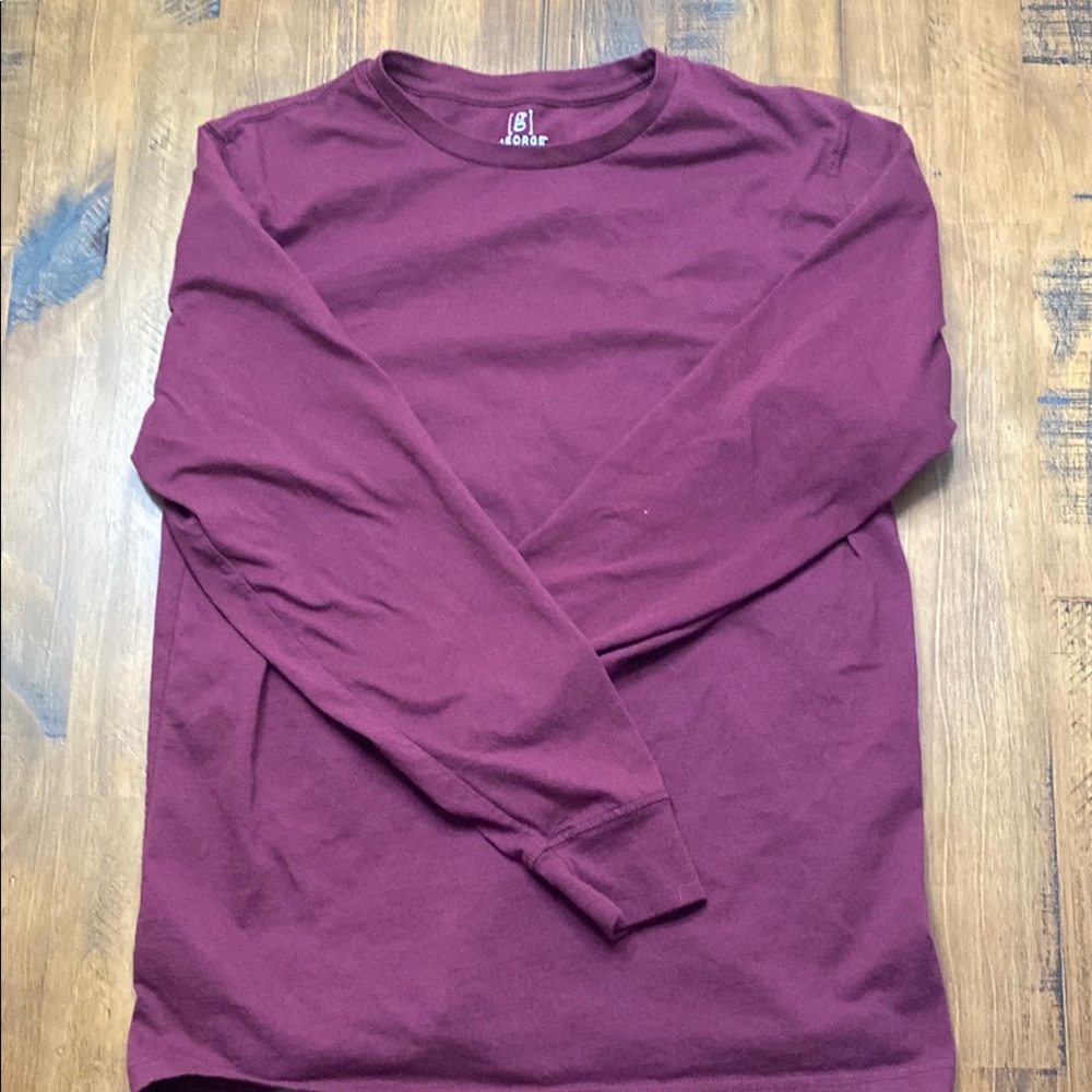 George Purple Long Sleeve Tee